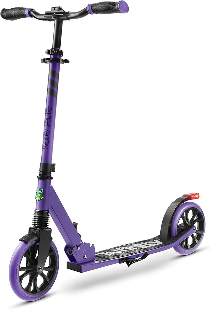 SereneLife Kick Scooter Adult Teenagers Kids- 2 Wheel Kids Scooter with Adjustable T-Bar Handleba... | Amazon (US)