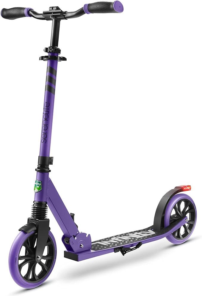 SereneLife Kick Scooter Adult Teenagers Kids- 2 Wheel Kids Scooter with Adjustable T-Bar Handleba... | Amazon (US)