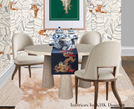 2024 is the year of dragon, symbolizing luck, strength and bravery. In this breakfast book we designed, a dragon Thebes table runner mane a bold statement. 

#LTKSeasonal #LTKGiftGuide