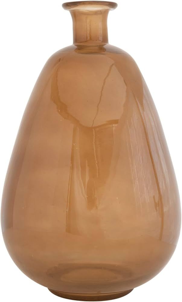 Creative Co-Op Modern Glass, Brown Vase | Amazon (US)