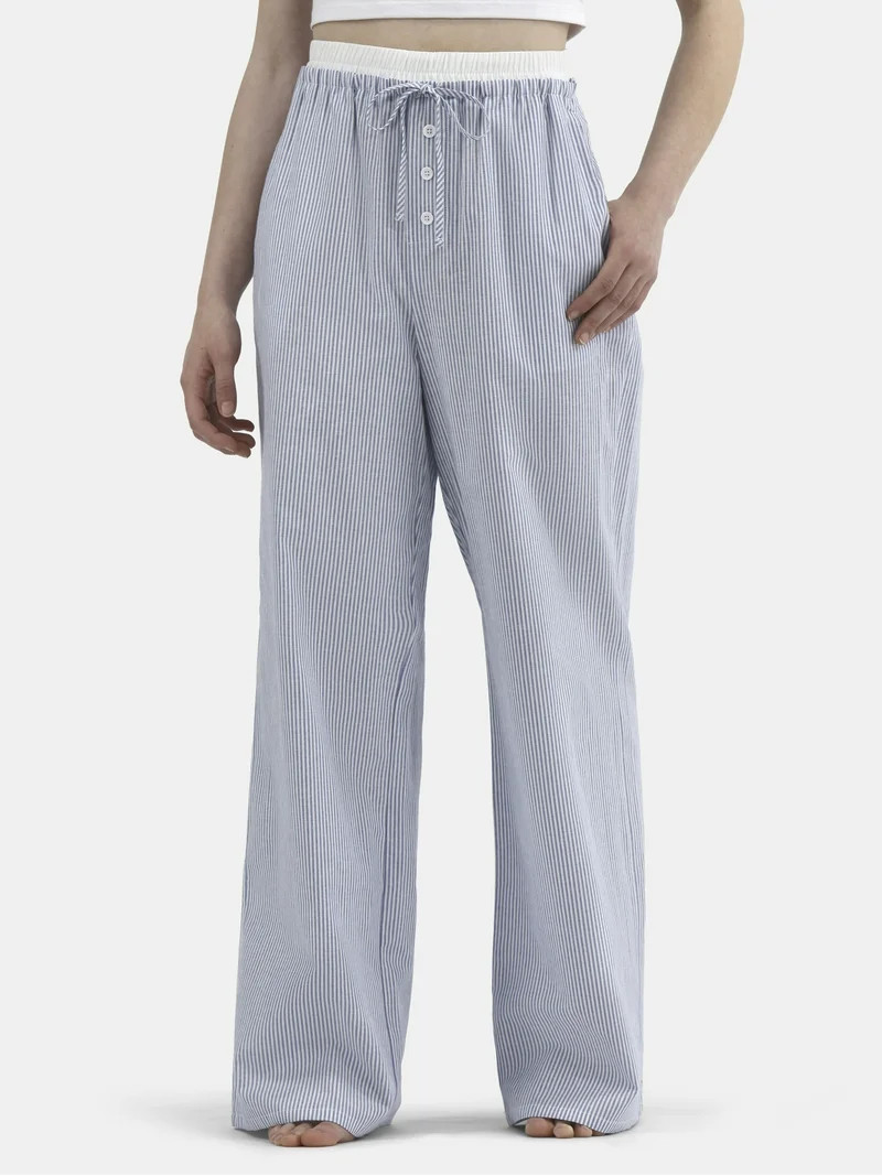 No Boundaries Baggy Boxer Pants, 31" Inseam, Women's | Walmart (US)