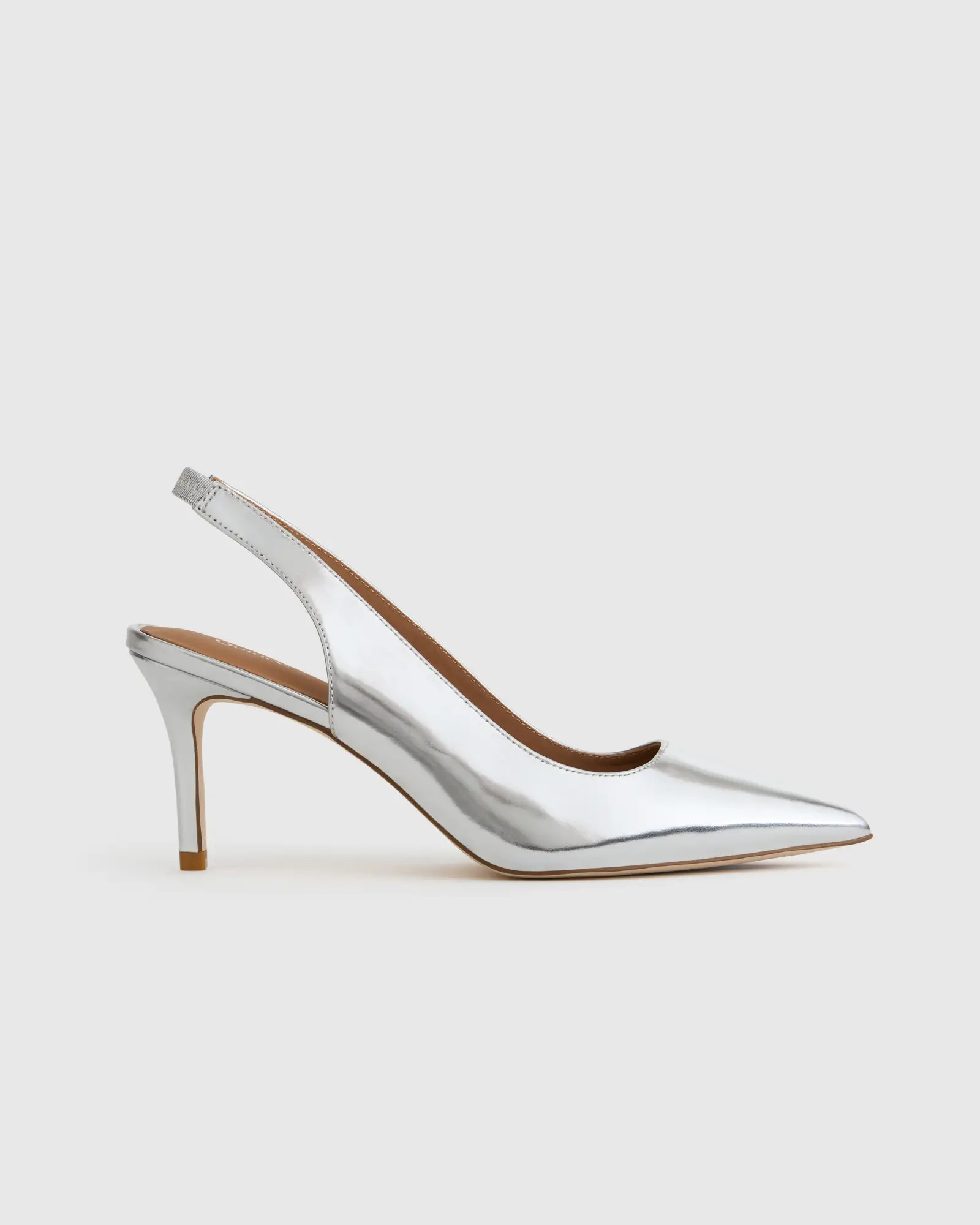 Italian Leather Slingback 75mm Heel | Quince