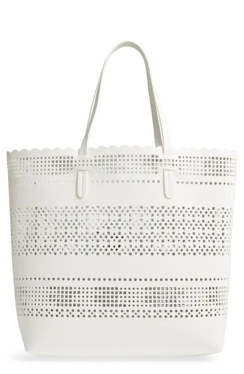 Chelsea28 Casey Geometric Cutout Faux Leather Tote & Pouch | Nordstrom