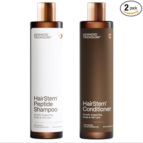 HairStem™ Peptide Shampoo & Conditioner Pack for Fuller, Stronger-Looking Hair | Amazon (US)