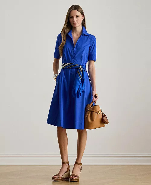 Cotton Shirtdress | Macy's