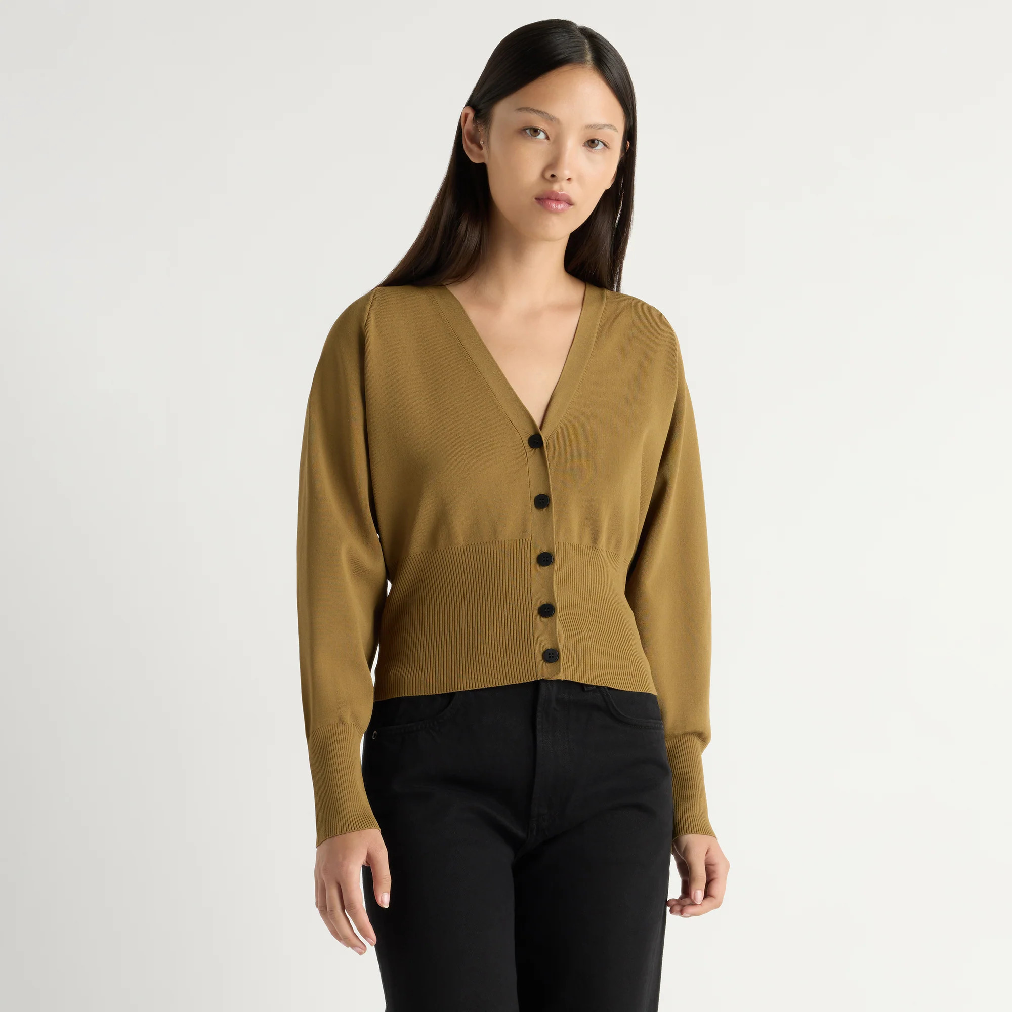 Carson Button-Front Cardigan | Shop.com