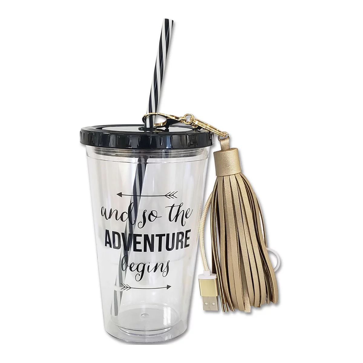 New View Gifts Graduation Travel Cup & Charging Tassel Keychain Gift 2-piece Set | Kohl's