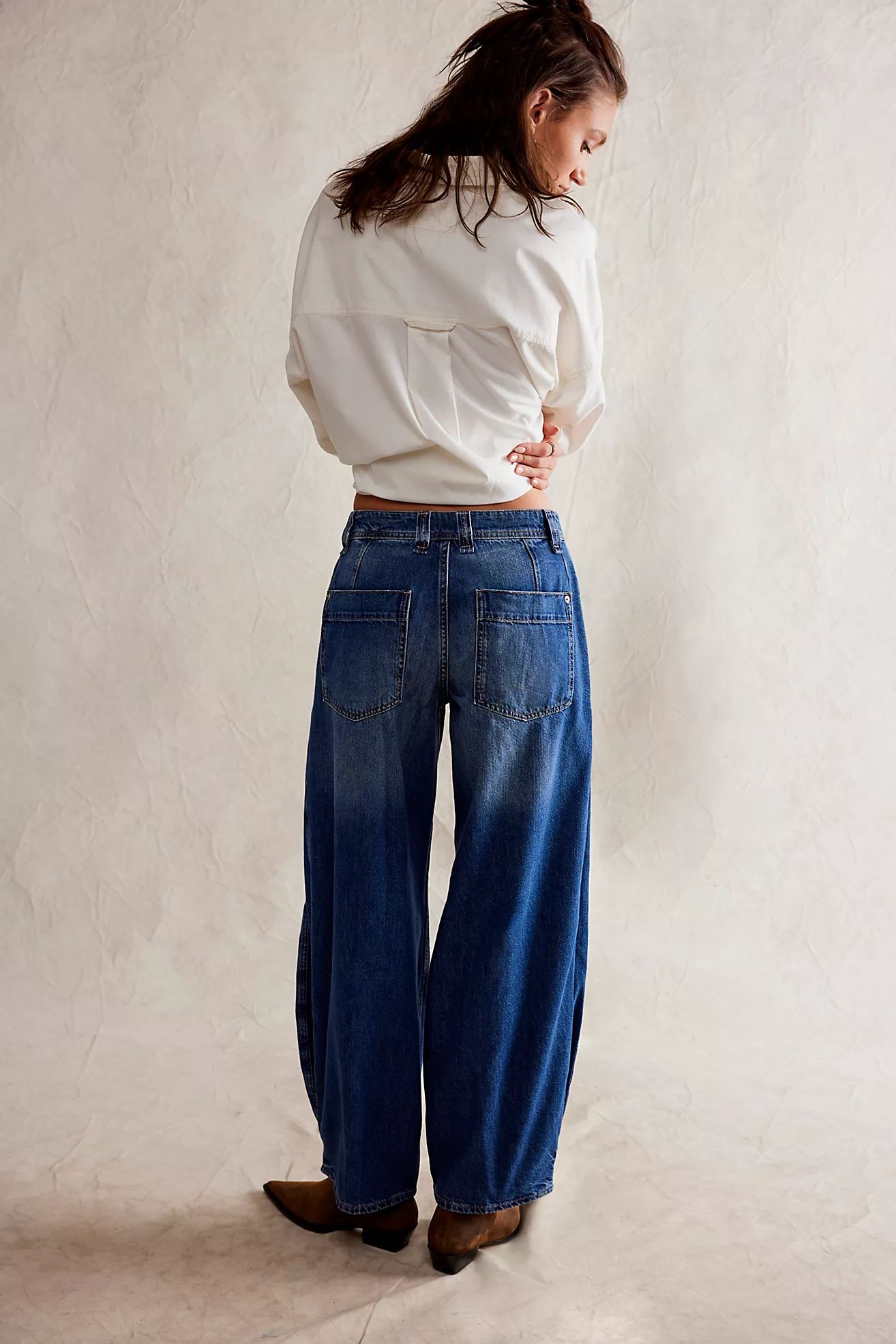 We The Free Kingston Baggy Barrel Jeans | Free People (Global - UK&FR Excluded)