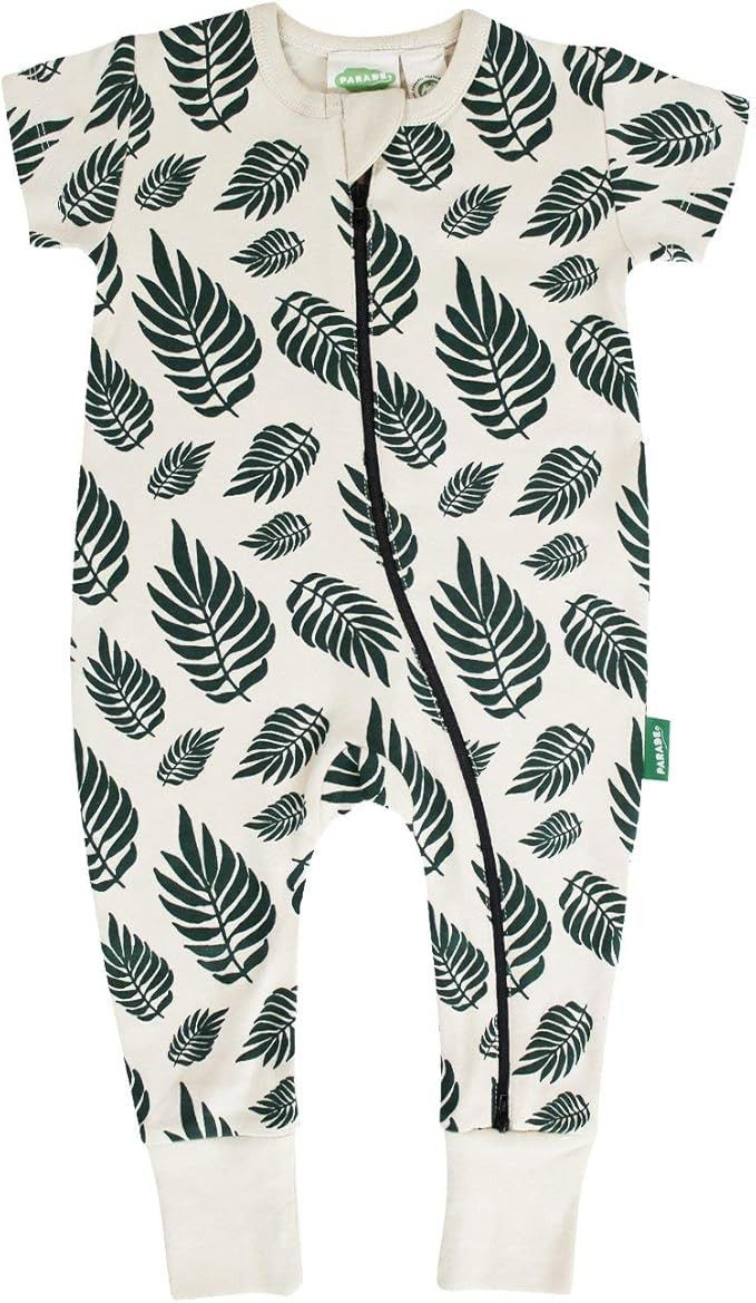 PARADE Signature Print '2-Way' Zip Romper Short Sleeve | Amazon (US)