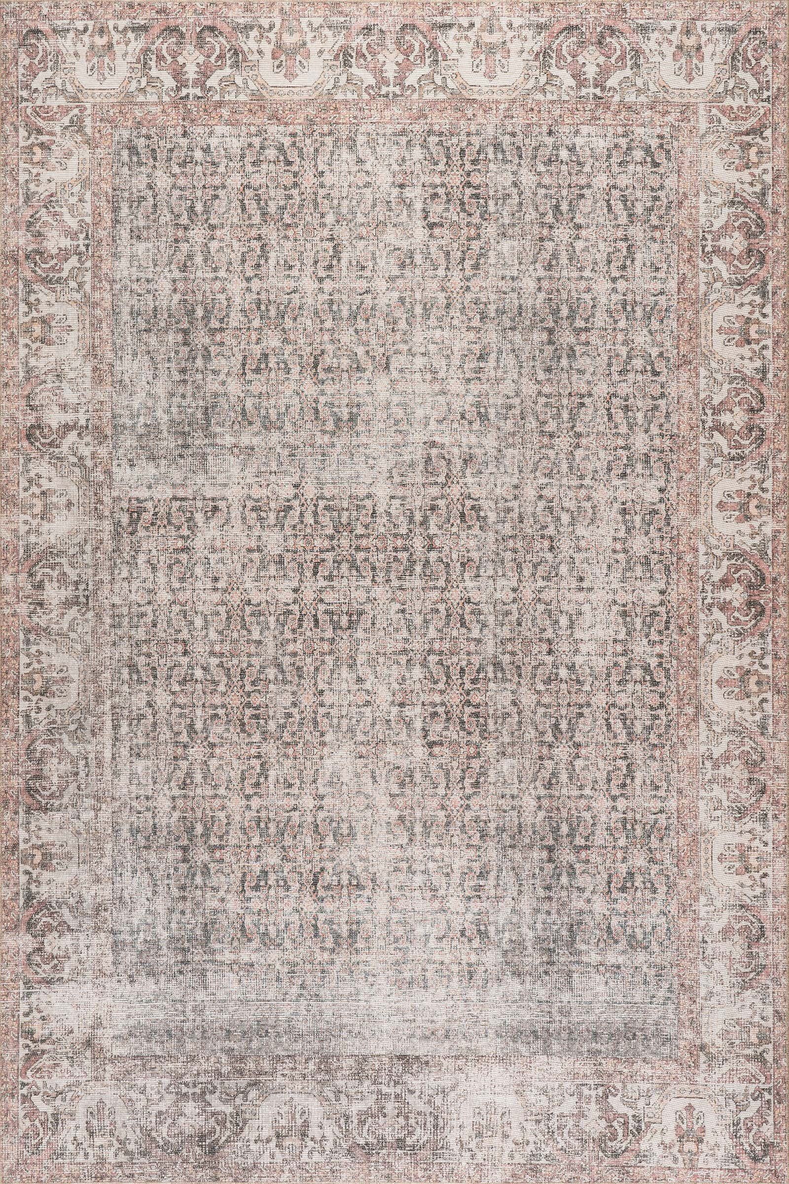 Izara Vintage Rug | Light Grey | Rugs USA