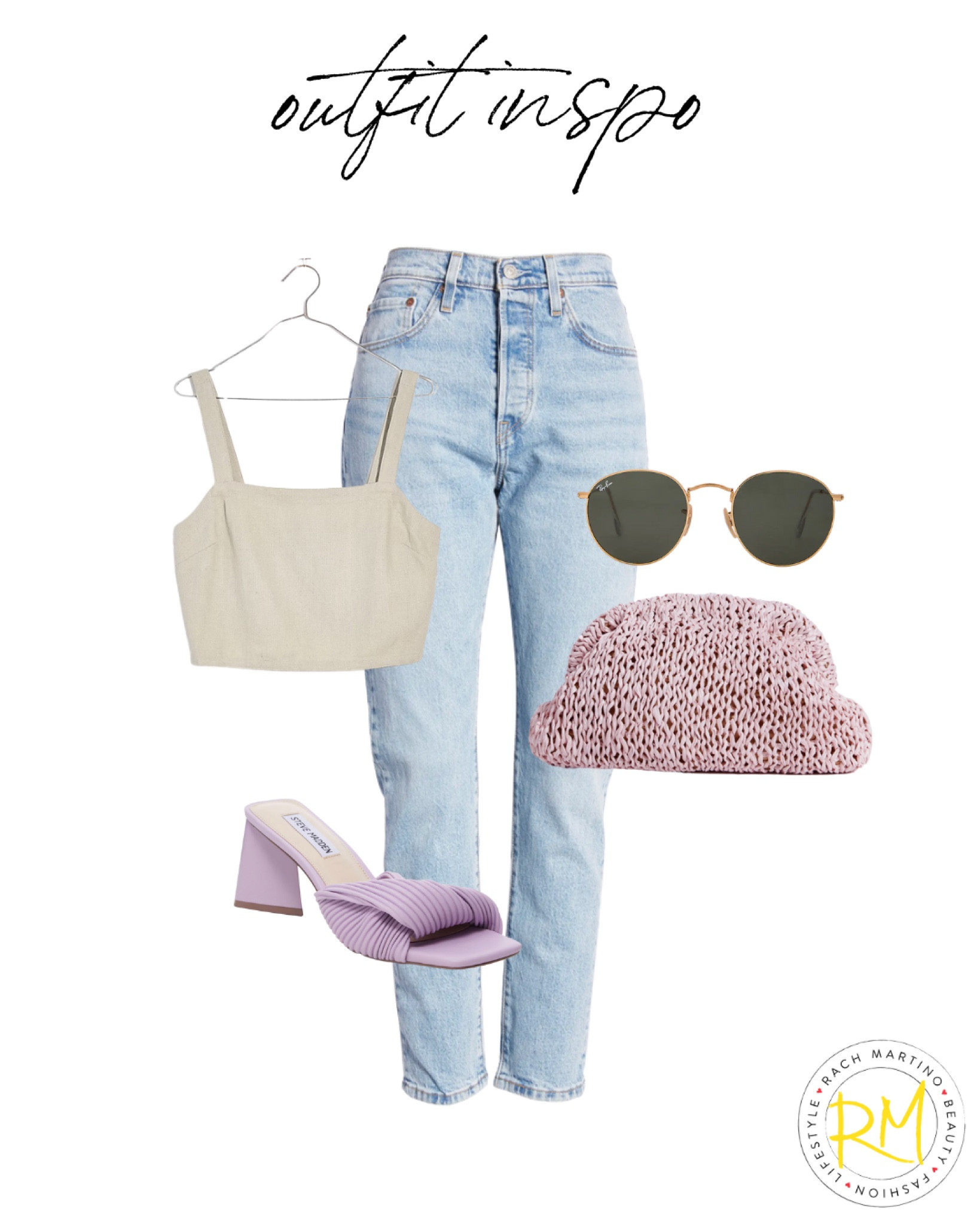 Spring outfit idea casual Friday summer crop top and jeans 

#LTKunder50 #LTKstyletip #LTKsalealert