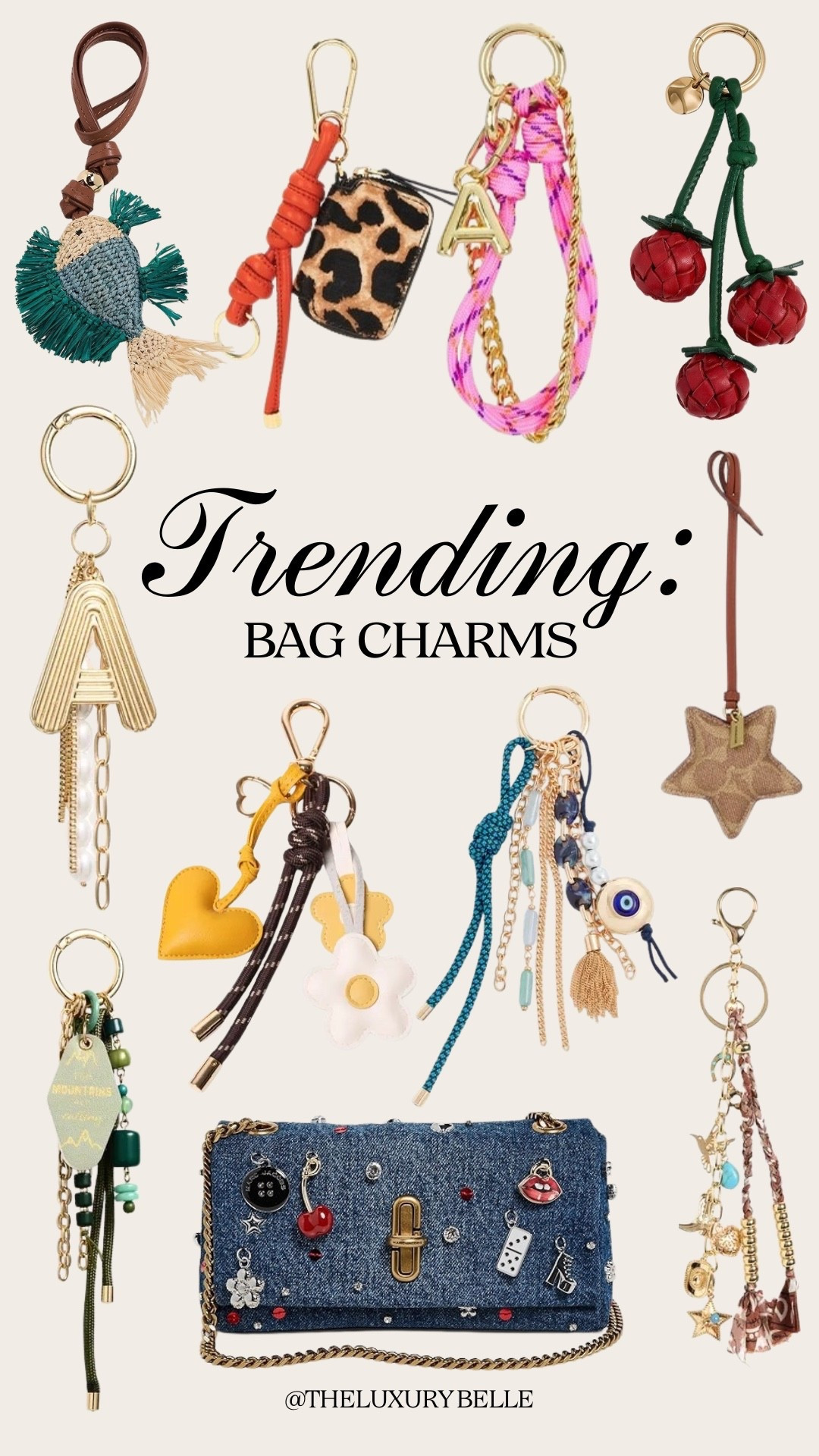 Trending—bag charms! 

#LTKgrwm #LTKootd #LTKSeasonal