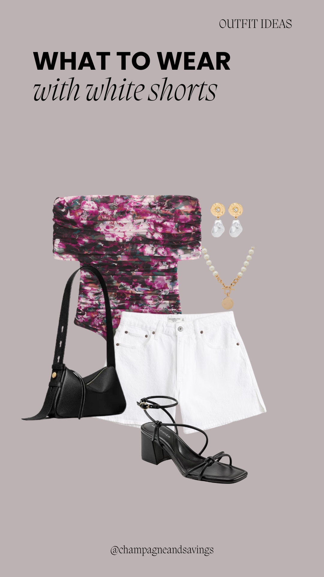 White shorts outfit

#LTKootd