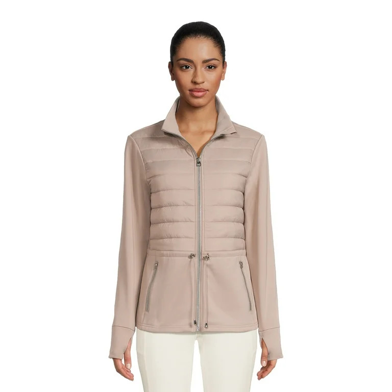 Avia Women's Mixed Media Jacket, Sizes XS-XXXL | Walmart (US)