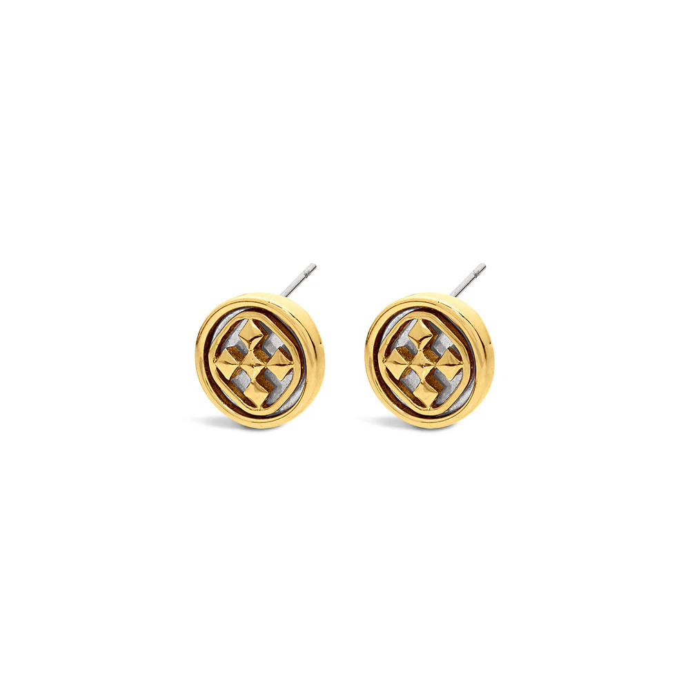 Linked Medallion 1/2" Post Earring | Gracewear Collection