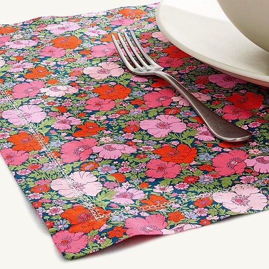 Limited-edition set-of-four placemats in Liberty® prints | J.Crew US
