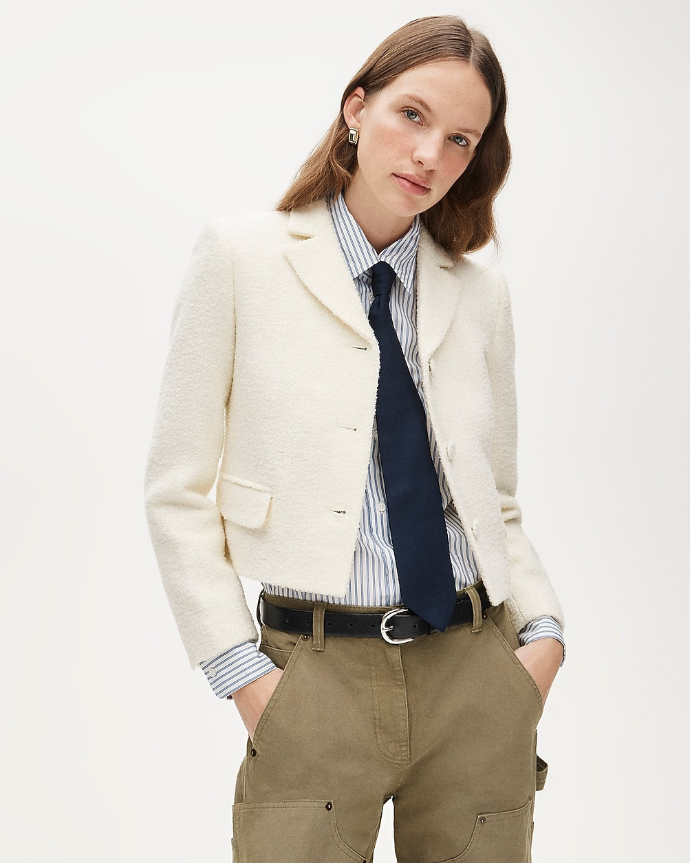 Lenore lady blazer in bouclé tweed | J. Crew US