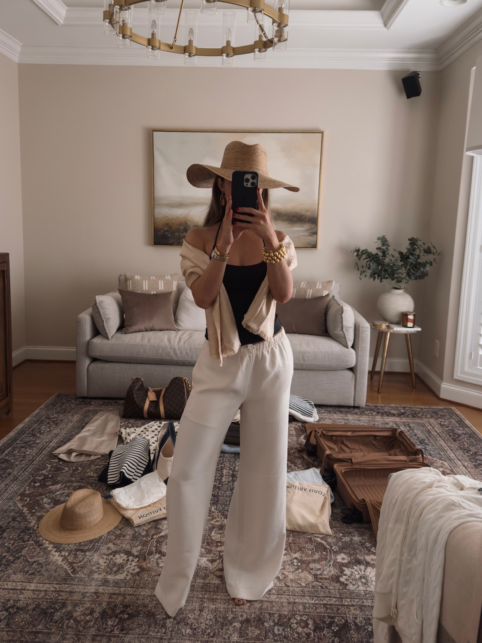 Just a girl trying to pack and figure out some outfits 🤪🙈 

#LTKgrwm #LTKvlog #LTKTravel