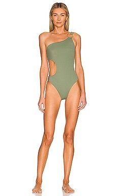 onia O-ring One Piece in Army Green from Revolve.com | Revolve Clothing (Global)