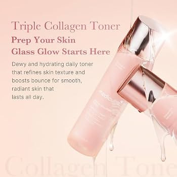 medicube Triple Collagen Toner - Hydrolyzed, Atelo, & Soluble Collagen for Deep Hydration & Plump... | Amazon (US)