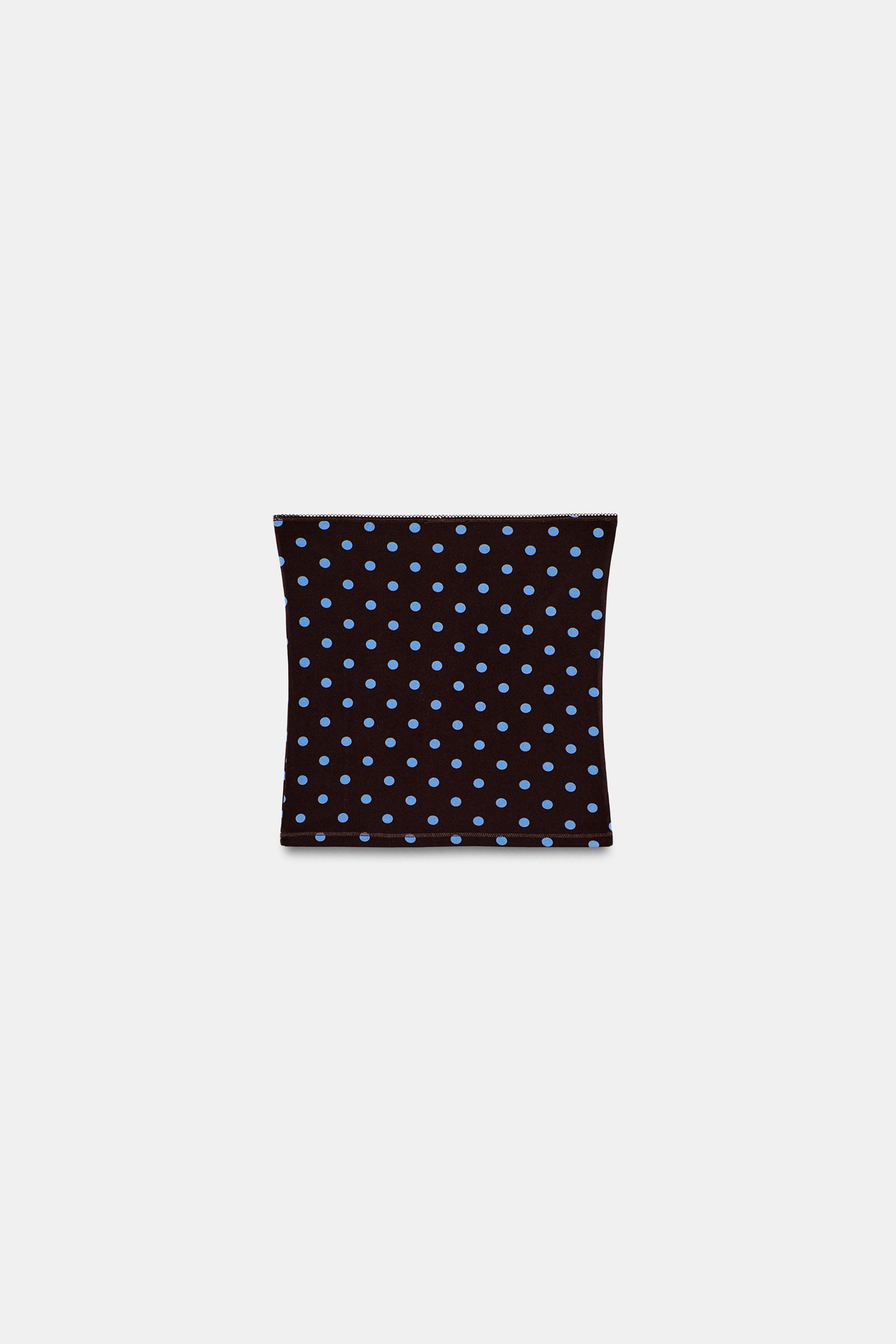 MIDI-KLEID MIT PUNKTEN ZW COLLECTION | Zara US