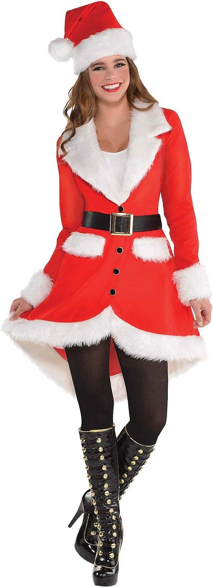 Amscan Elegant Santa Costume for Women, Christmas Costume, Large, with Included Accessories | Amazon (US)