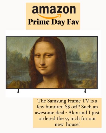 Amazon prime find! The popular Samsung frame tv is on sale!! - tv sale - amazon prime finds - amazon prime sale - amazon prime day sale - amazon sale alert - Samsung tv sale - electronics sale - gifts for him - gift ideas for men - gifts for dad - gifts for husband 

#LTKsalealert #LTKhome