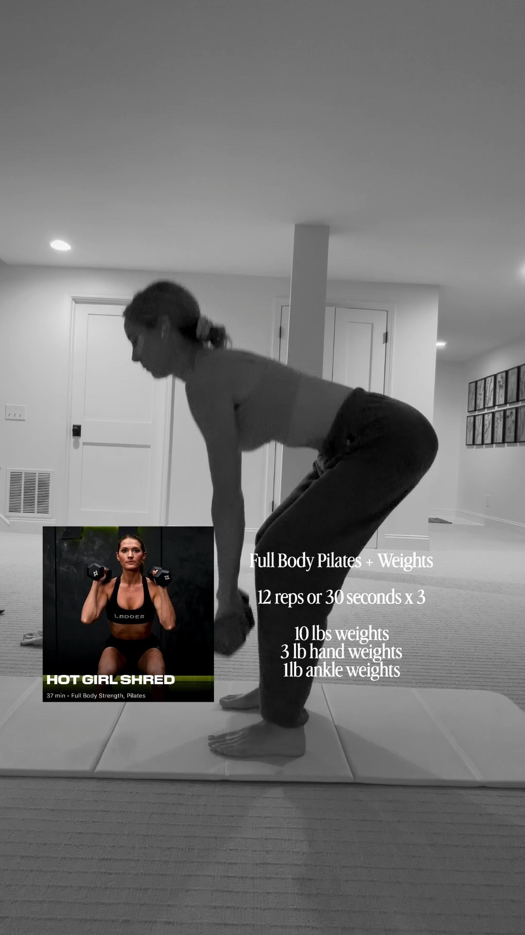 Amazon weights I use! App is The Ladder App and I train with Maia Henry! 