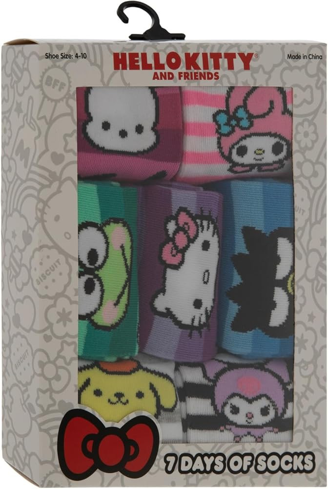 Hobby Lobby Women's Hello Kitty & Friends Mid Crew Socks | Amazon (US)