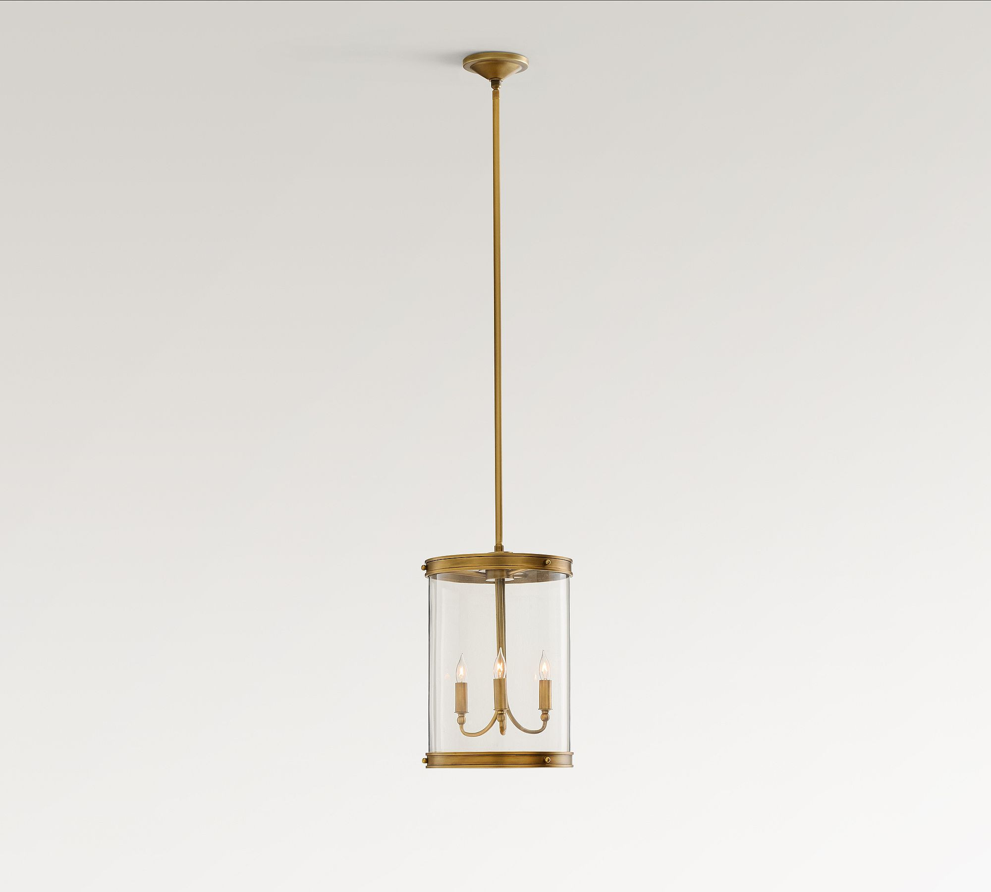Belvedere Metal Round Indoor/Outdoor Lantern Pendant (13") | Pottery Barn (US)