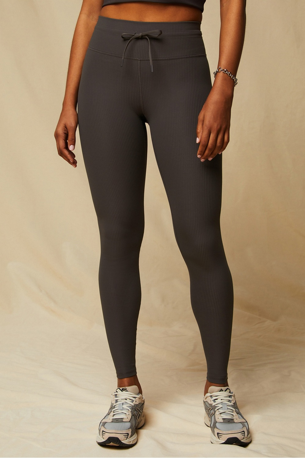 Oasis Rib High-Waisted Legging | Fabletics - North America