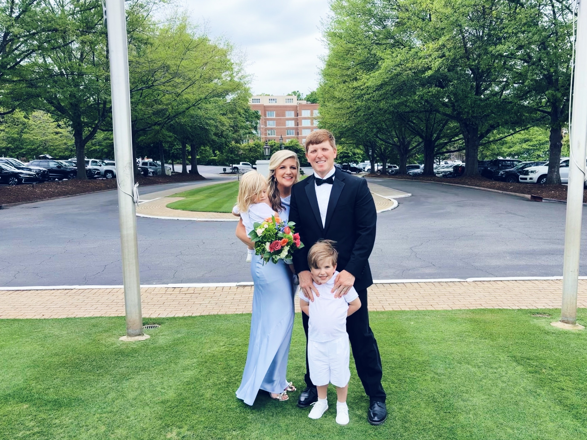 The one where my little sis got married!!! 👰🏼‍♀️🌸💒🎊🎞️🎉💍 Lots (!!) more pictures 📸🎞️ to come… but truly had the very best day (!!) celebrating my baby sis marrying the love of her life 😍 (in the church 💒 where we grew up and the reception at the country club 🌳 that holds so many special memories for our family over the years 🫶🏽) and couldn’t be happier!! 🥰🩷 And all these mighty fine handsome boys 👶🏼🩵 of mine sure make me feel like the luckiest wifey and mama!! 🤱🌸 What a joyful day full of love, family, friends, and blessings! 🥂🎉 Cheers to @maryjordancarpenter and @cbernardon1 !! 🎊❤️