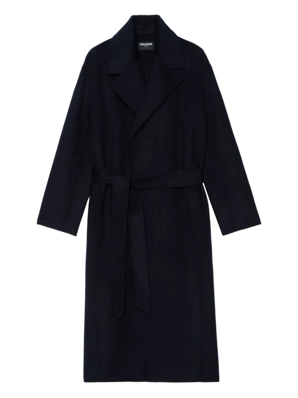 Zadig&Voltaire Meli Belted Coat | Blue | FARFETCH UK | Farfetch Global