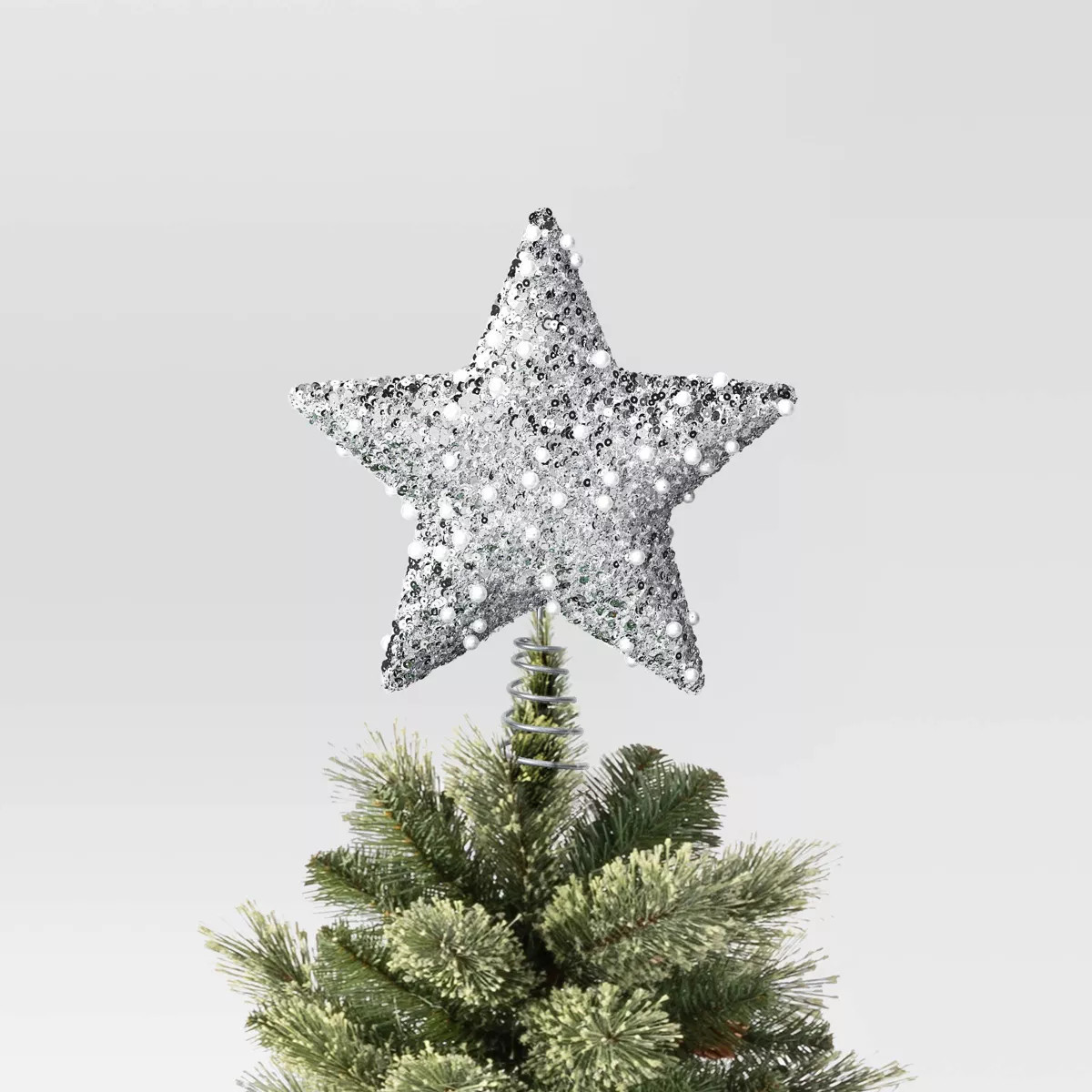 Small Sequined Star Tree Topper - Wondershop™ | Target