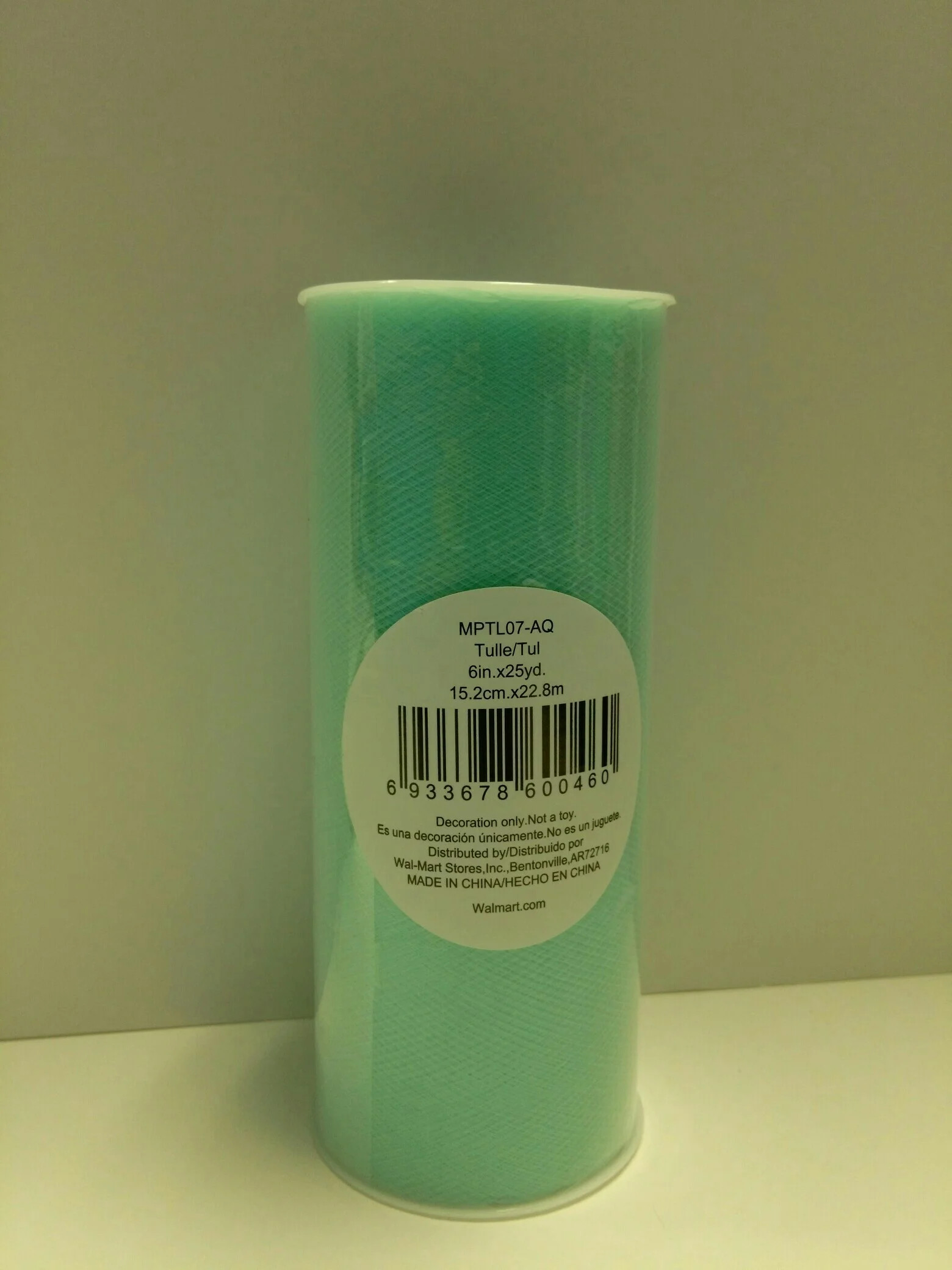 Fuzhou 6" Aqua Matte Tulle, 25 Yards, 1 Each | Walmart (US)