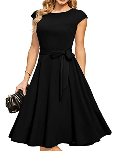 DRESSTELLS Women's Cocktail Dresses, Formal Wedding Guest Church Dress | Amazon (US)