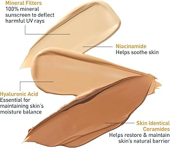 CeraVe Hydrating Mineral Sunscreen SPF 30 with Sheer Tint, Tinted Mineral Sunscreen with Zinc Oxi... | Amazon (US)
