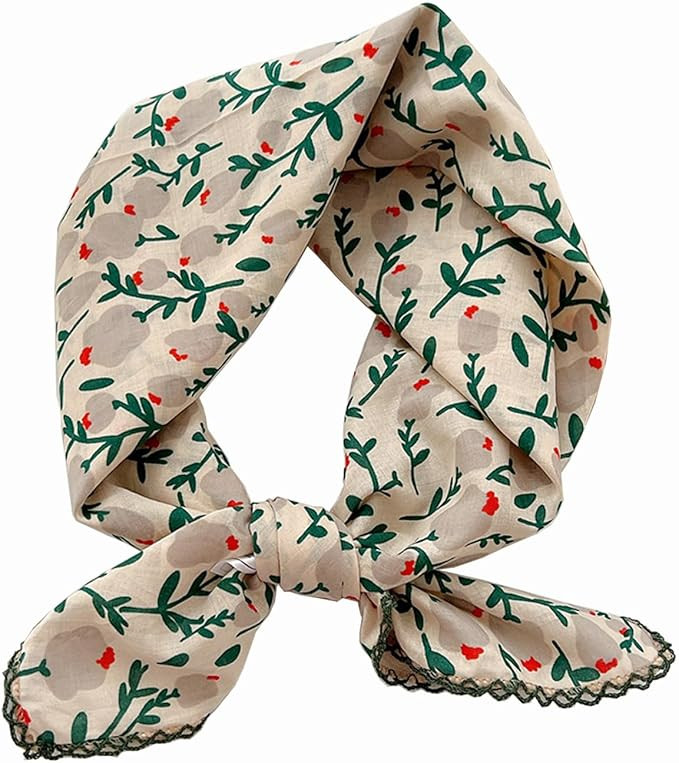 Large Cotton Bandana Headband, Head Wrap, Protective Coverage, Hair Neck Scarf for Women 28 x 28 ... | Amazon (US)