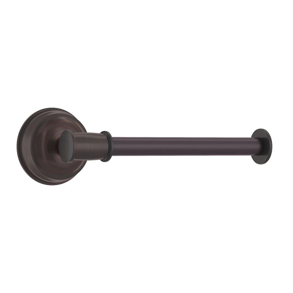 Single Post Toilet Paper Holder in Oil Rubbed Bronze | The Home Depot