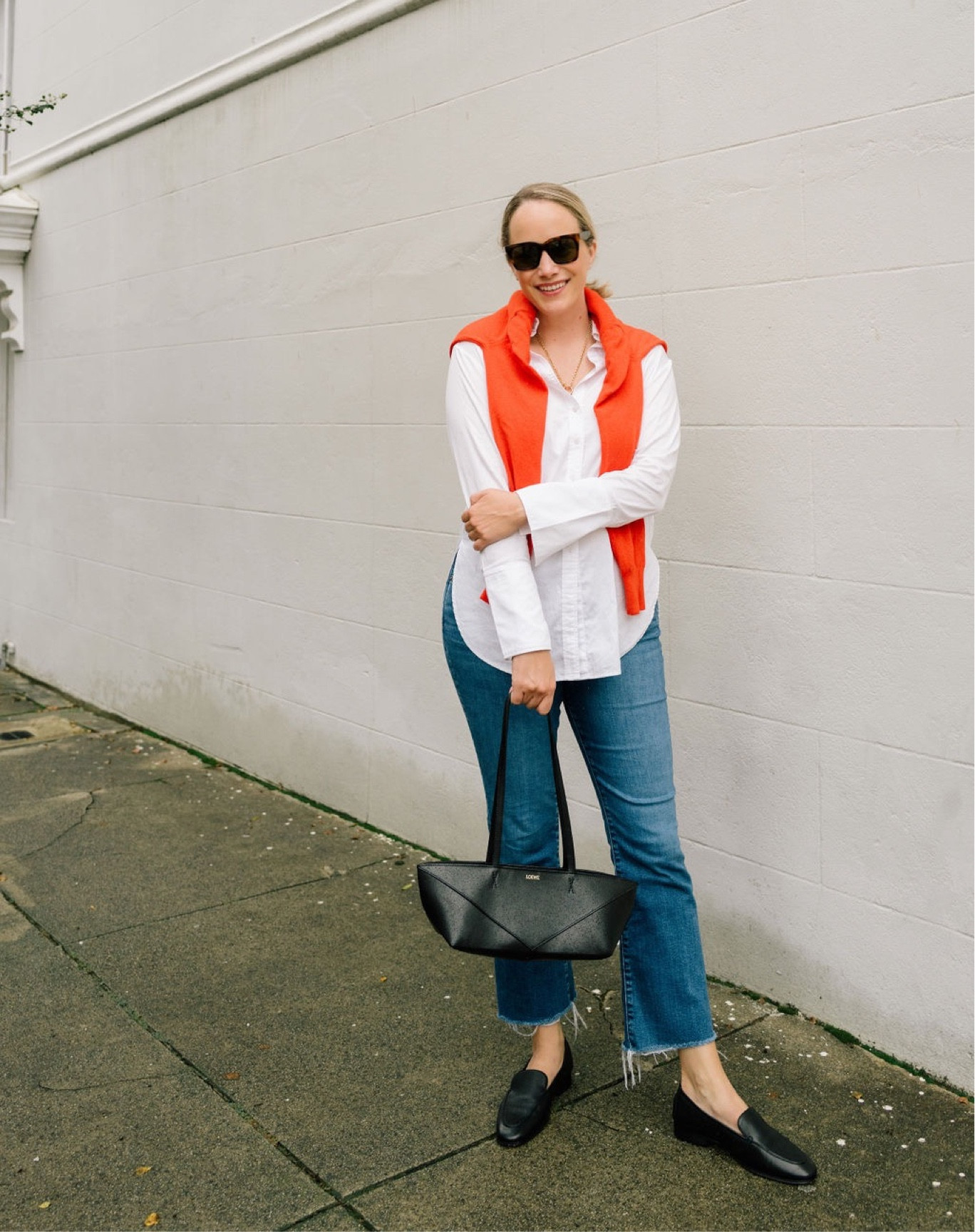 Just a pop of red and a few fav basics! 

#LTKover40