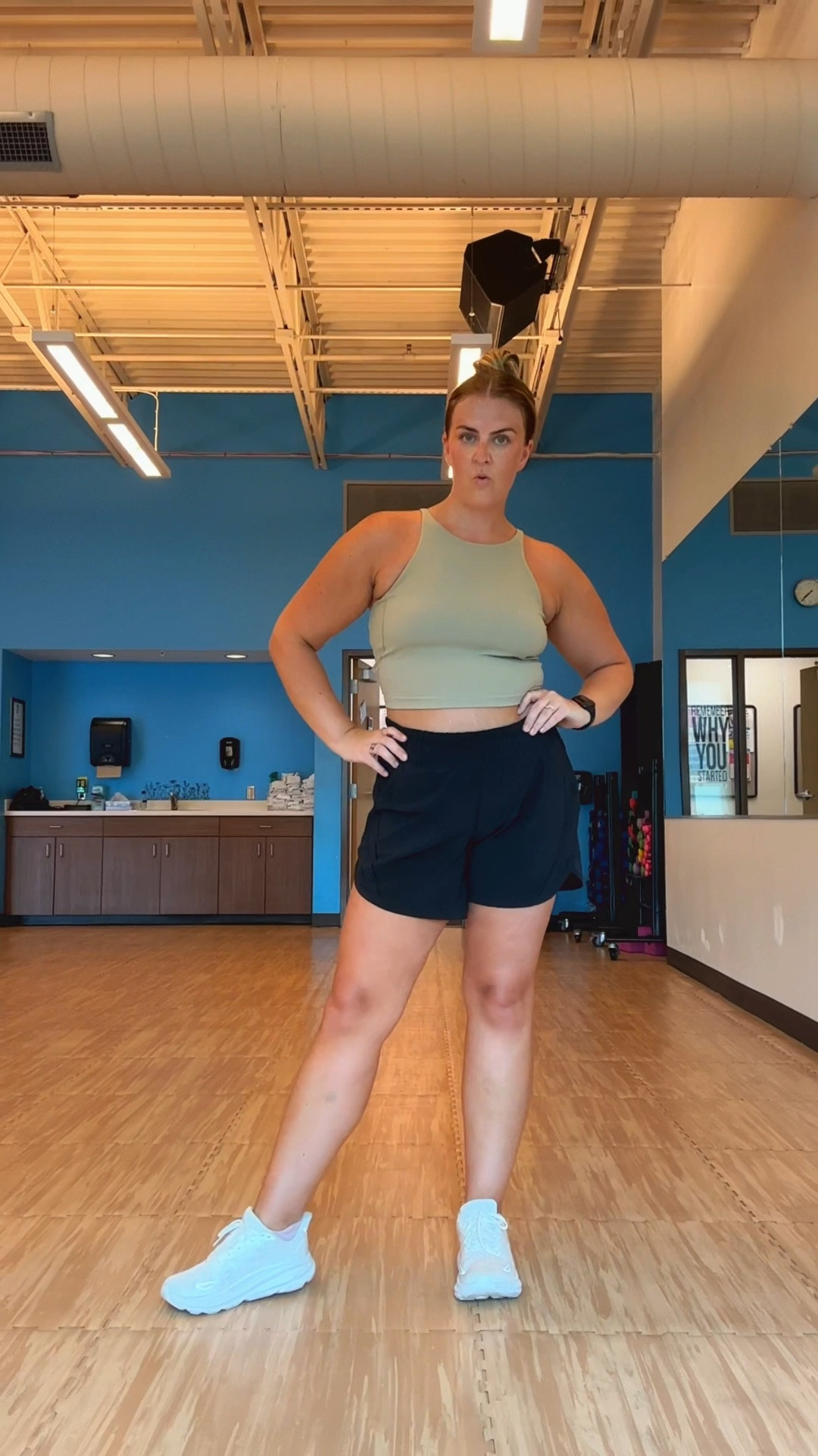 OOTD

My FAVORITE athletic shorts are Lululemon’s track that 5” shorts and this Align tank pairs perfectly with them. The twist back detail is so cute! 