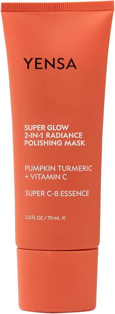 YENSA Superglow Radiance Polishing Face Mask - Exfoliating Pumpkin + Turmeric Skincare With 8 Kor... | Amazon (US)