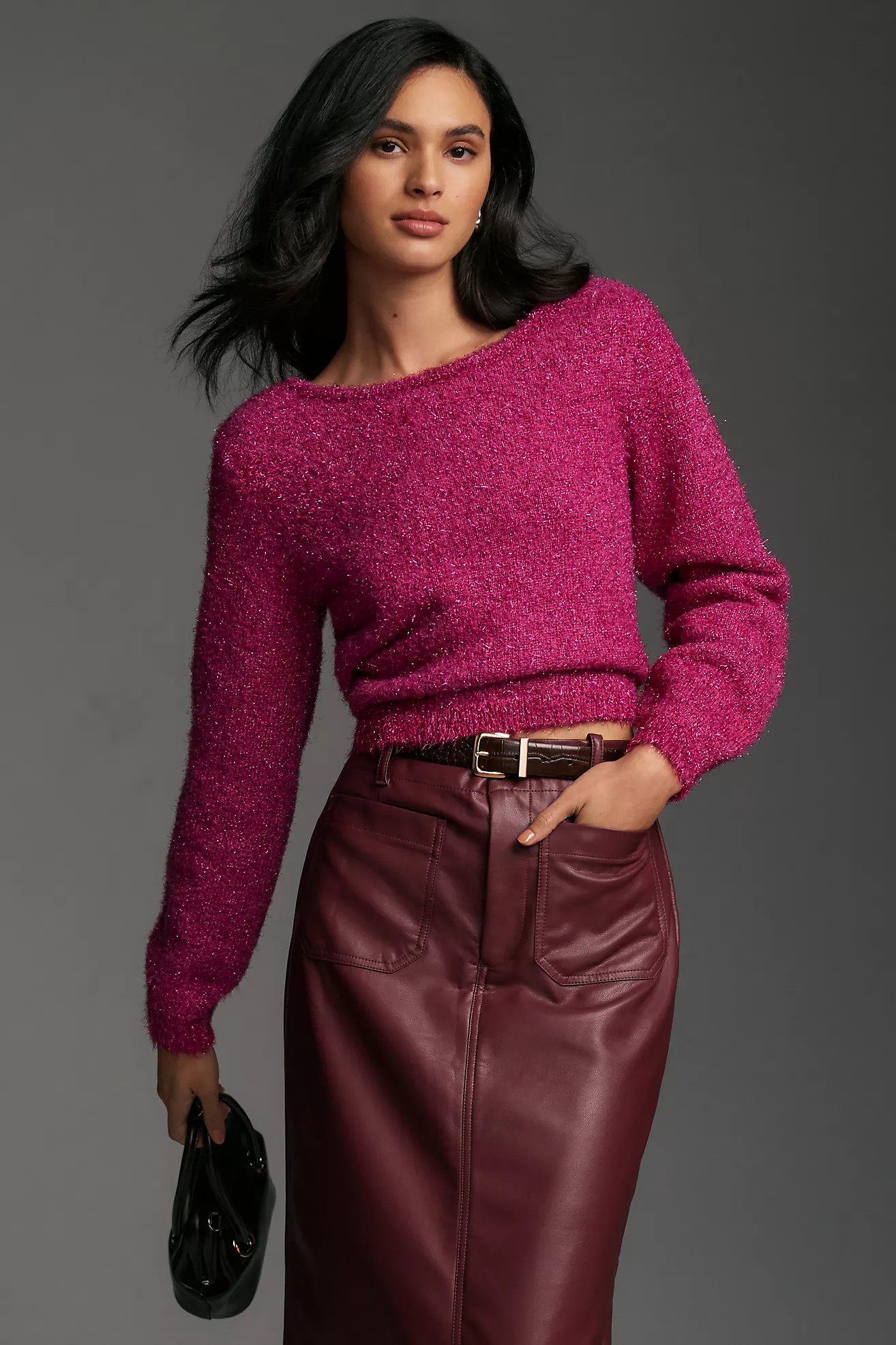 By Anthropologie Eyelash Pullover Sweater | Anthropologie (US)
