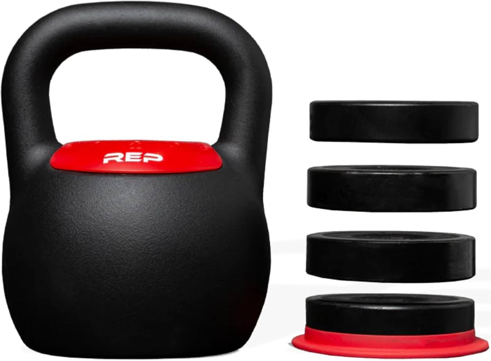 Rep Fitness Adjustable Kettlebell | Weight Set for Home Gym | Strength Training Equipment for Men... | Amazon (US)