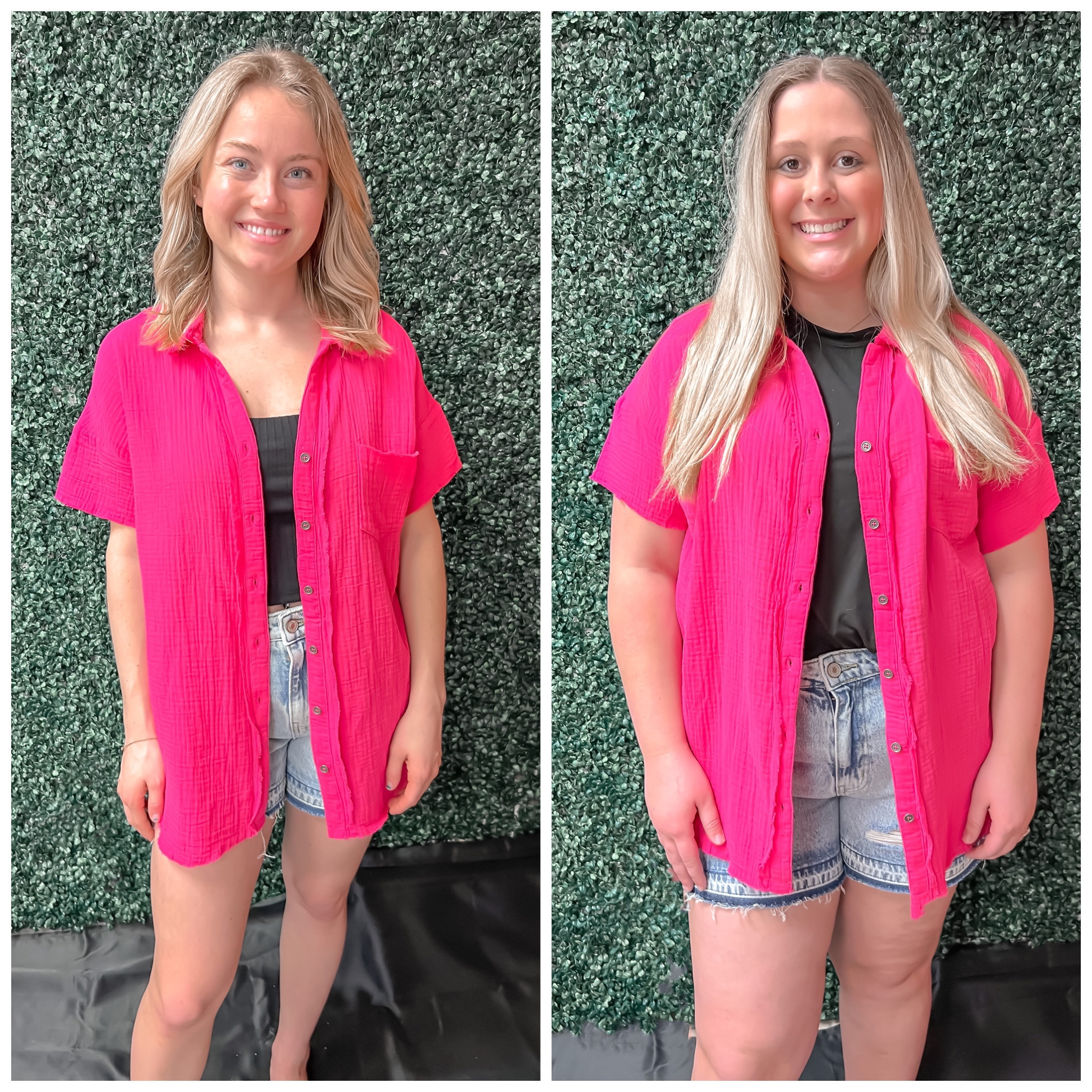 Button up top
Swimsuit coverup 

#LTKunder50 #LTKstyletip #LTKswim