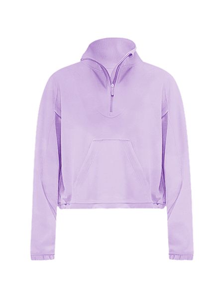 Brushed Softstreme Ribbed Half Zip | Women's Hoodies & Sweatshirts | lululemon | Lululemon (US)