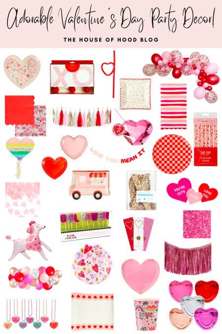 Check out this adorable Valentine’s Day party decor! Are you throwing a galentines or valentines party this year?! 

#LTKFind #LTKhome #LTKSeasonal