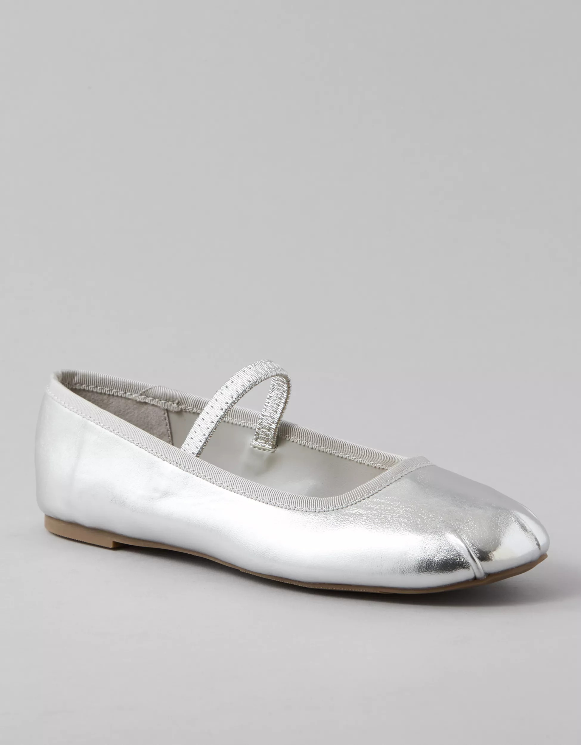 AE Metallic Ballet Flat | American Eagle Outfitters (US & CA)