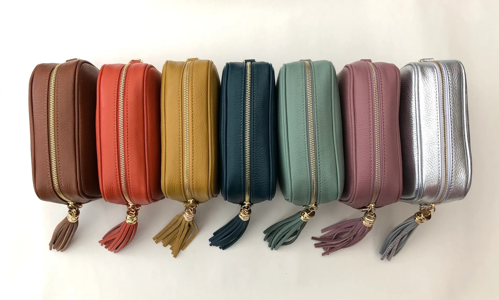 Leather Cross Body Bag  Lighter Colours | Etsy | Etsy (US)