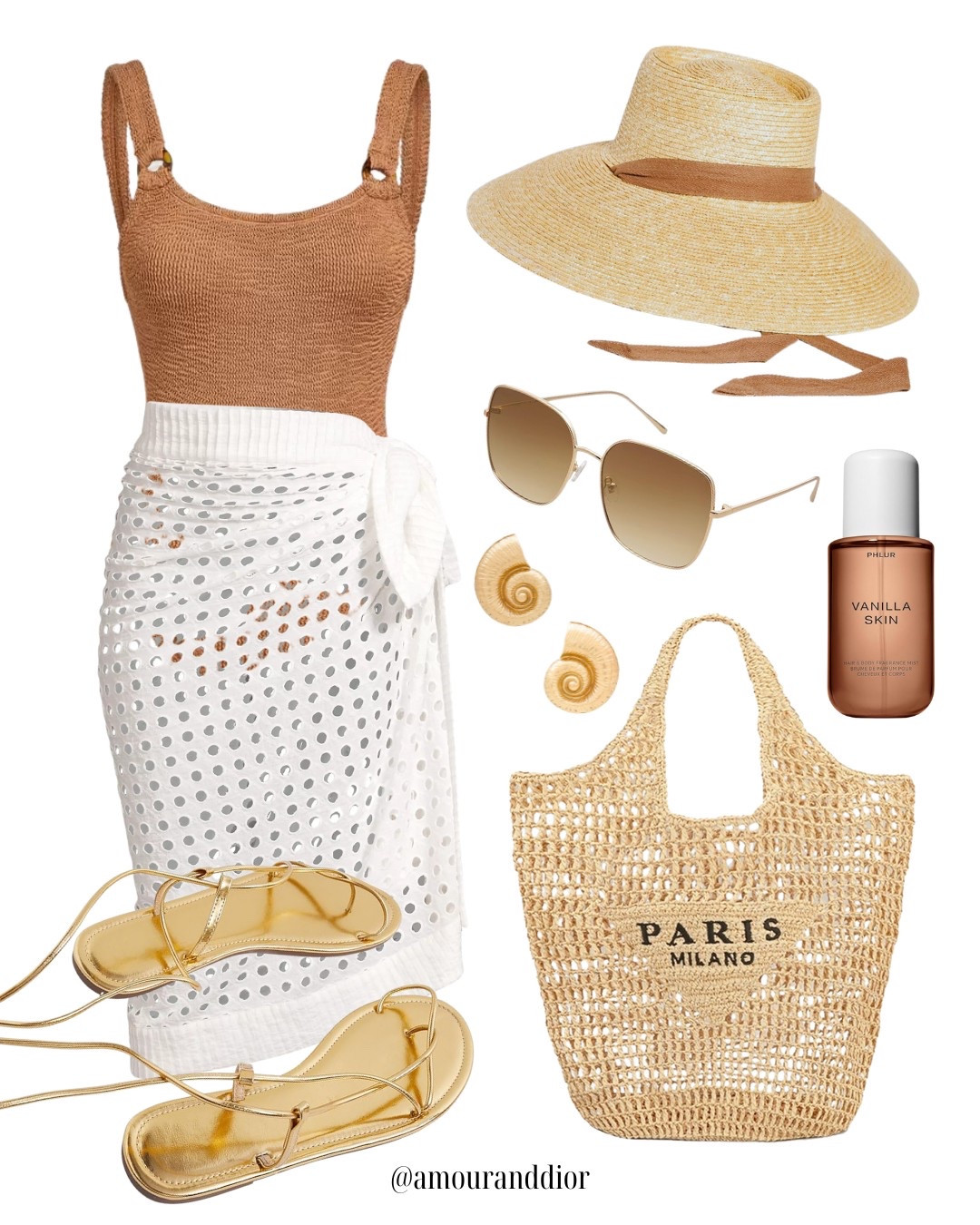 Amazon Resortwear: swimsuit, vacation outfit, spring break, beach hat, sun hat, gold sandals, beach outfit, pool outfit, resort wear styling 

#LTKSpringSale #LTKTravel #LTKSwim
